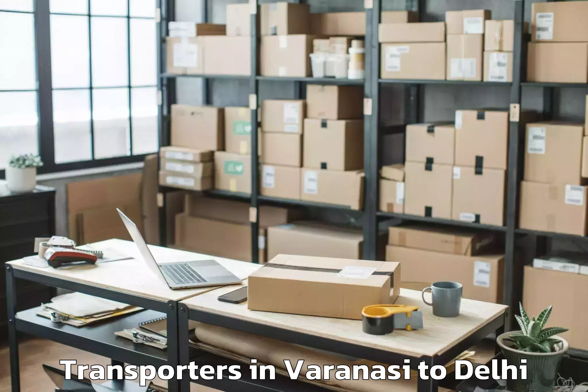 Affordable Varanasi to Saraswati Vihar Transporters